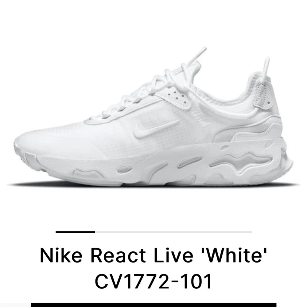 Men’s NIKE React Live white